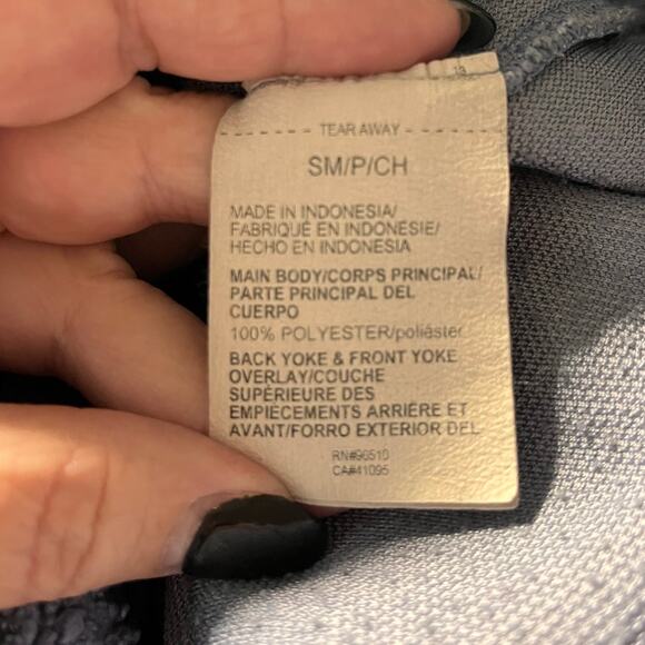 Under Armour Women’s Small Sherpa Fleece Jacket Blue Zip Up Loose Fit - Picture 11 of 14